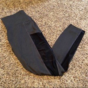 Fabletics Gray High-Waisted Pocket Leggings